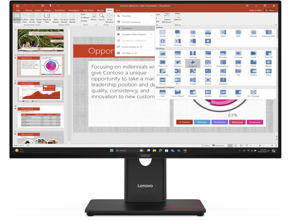 Lenovo ThinkVision T27-40 #64A5MAT6EU Campus
