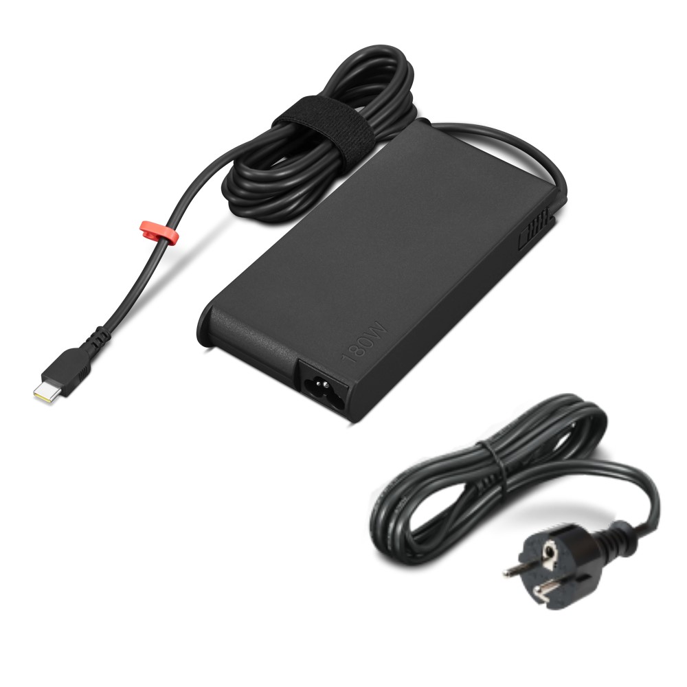 Lenovo ThinkPad Mobile Workstation 180W USB-C GaN Slim AC Adapter-EU #4X21U28835 Campus