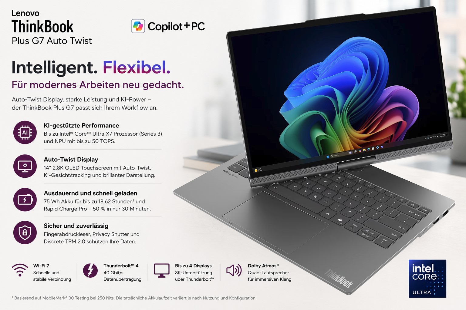 Lenovo ThinkBook Plus G7 Auto Twist 22A90004GE Campus