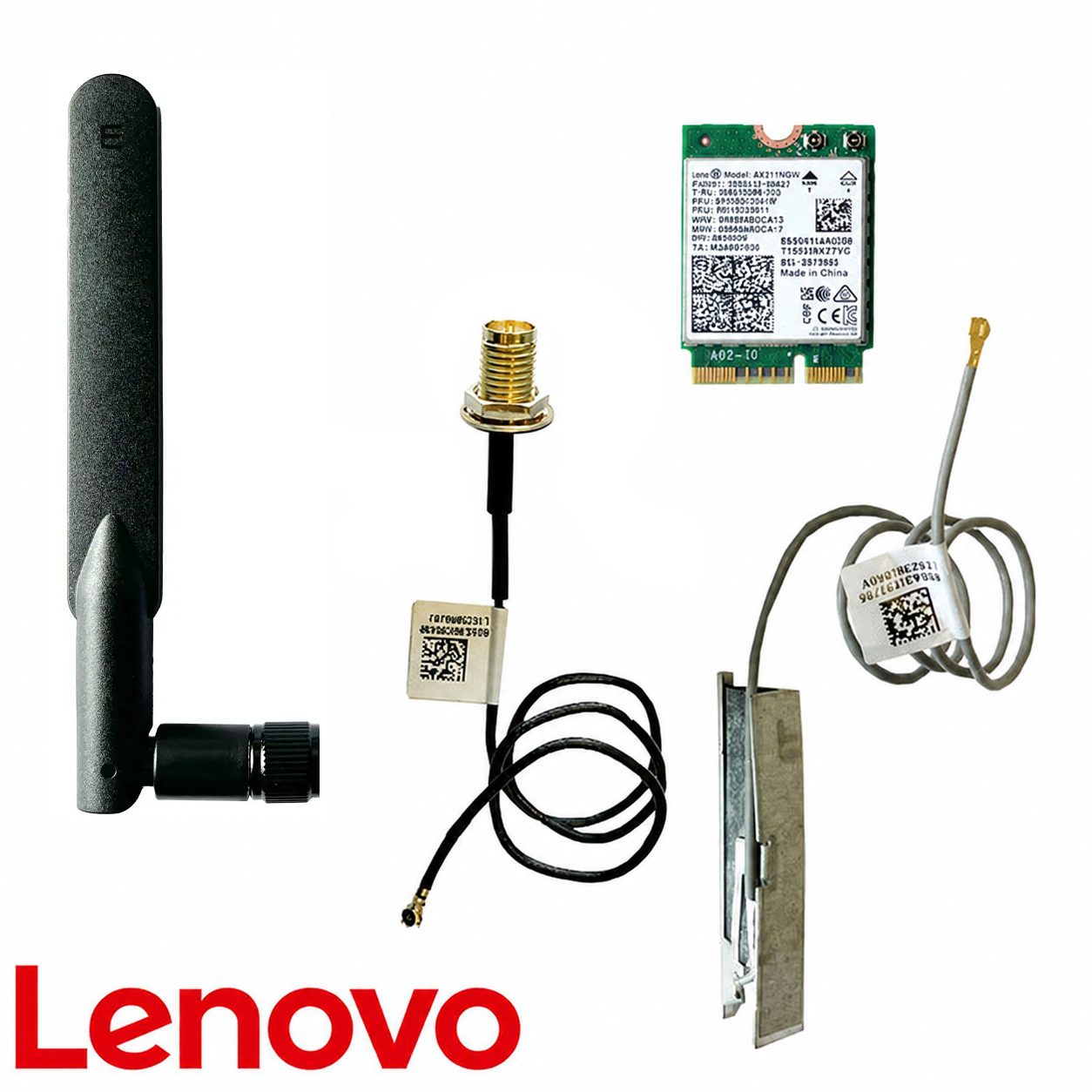 Lenovo WLAN Modul AX211NGW, 5W10V25811 WiFi 6E, BT 5.3 inkl. Antennen