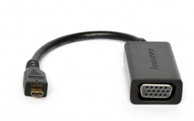 Lenovo micro-HDMI to VGA Adapter #4X90H55731-Campus
