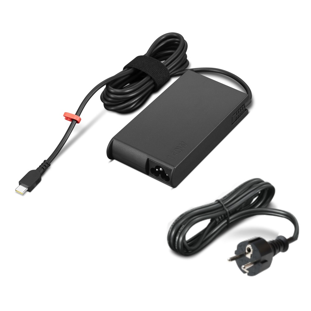 Lenovo ThinkPad Mobile Workstation 140W USB-C GaN Slim AC Adapter-EU #4X21U28818 Campus
