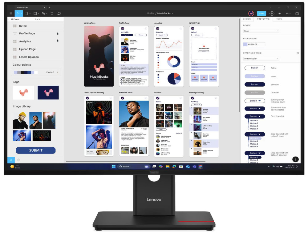 Lenovo ThinkVision T32UD-40 #64B0GAT1EU Campus