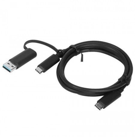 Lenovo USB-C Anschlusskabel 1m inkl. USB-A Adapter #4X90U90618-Campus